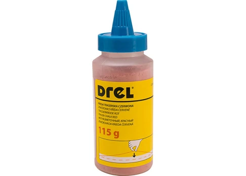 Raudona kreida DREL 115 g.