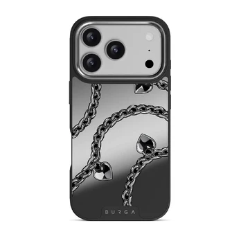 Cold Heart - iPhone 17 Pro Case, Elite Mirror Dark (MagSafe) / Silver