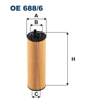 Alyvos filtras FILTRON OE 688/6