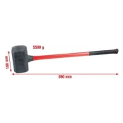 Minkštas plaktukas KS TOOLS 140.5259 kaina