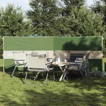 Camping Windbreak Green 344x120 cm Atsparus vandeniui