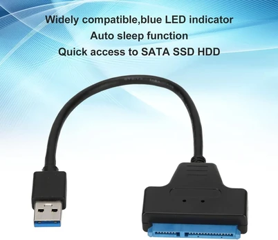 Default Usb 3.0 į Sata adapteris 2.5" Ssd/hdd, 3.5" Hdd, Uasp
