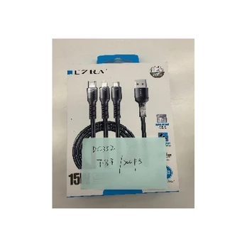 Universalus 3 viename įkrovimo laidas EZRA DC302 15 W