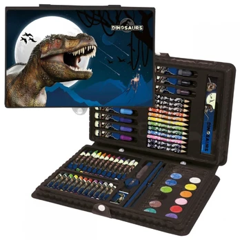 Piešimo Rinkinys Lagamine 71 el. "Dino" IP1065