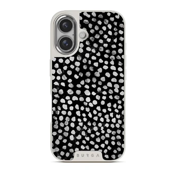 Night Sky - Dotted iPhone 16 Case, Elite Light (MagSafe) / Silver