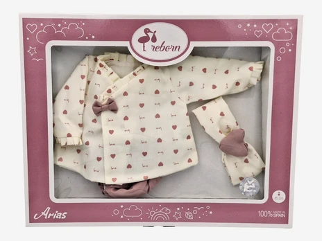 Arias lėlės rūbeliai 45 cm lėlytėms ir Reborn kūdikėliams