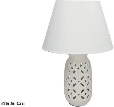 Keraminė lempa, 30.00 × 30.00 × 45.50 cm, DECORLIFE