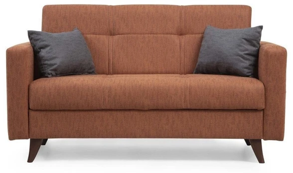 Dvivietė sofa-lova Polya-Tile Red Plytelės raudona