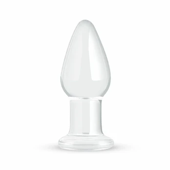 Gildo Glas Medium analinis kaištis, skaidrus, 3,9 cm