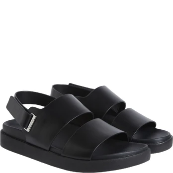 Basutės moterims, Juoda, Flat sandal eyel, ckhw0hw02488beh