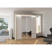 Sliding wardrobe with mirror and lighting LED TRAVES 180 kaina