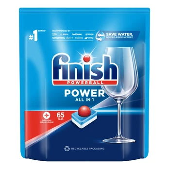 Finish Indų plovimo tabletės Power Viskas 1 65 vnt.
