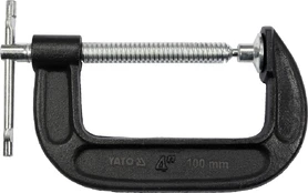 Spaustuvas su varžtu "C" tipo 4", 100 mm (YT-64253) kaina