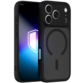 Dėklas 3MK Misty MagCase do Apple iPhone 17 Pro Max juoda