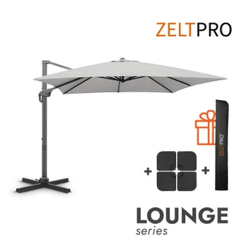 Skėtis su padu (užvalkalas dovanų) Lounge Light Grey