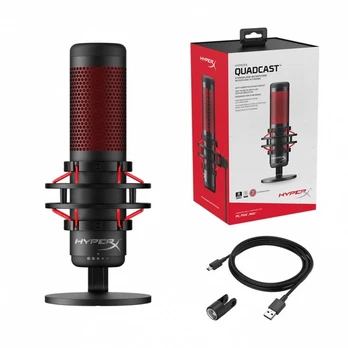 HyperX Quadcast Microphone HX-MICQC-BK