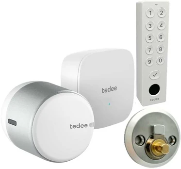 Išmanios spynos Tedee GO2 komplektas Scandi su klaviatūra