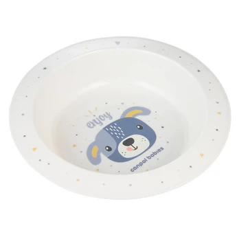 CANPOL BABIES plastikinis dubenėlis CUTE ANIMALS, 270 ml, 4/412_blu2