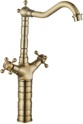 Praustuvo/plautuvės maišytuvas REA Rustico, Antique Gold