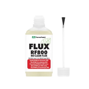 Ag Termopasty Litavimo fliusas RF800 SMD elementams su šepetėliu 50ml