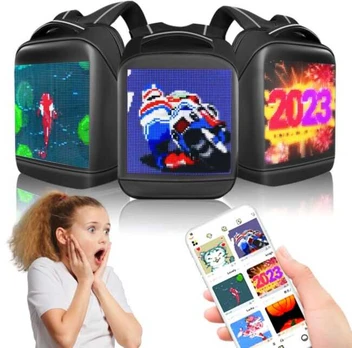 DH Style Led Backpack šviečianti kuprinė su LE ekranu