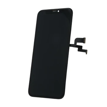 TelForceone LCD Ekranas with touch screen iPhone XS Max Soft Oled juodas