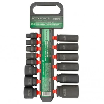 ROCKFORCE IMPACT SOCKETS set 14el.1/2"