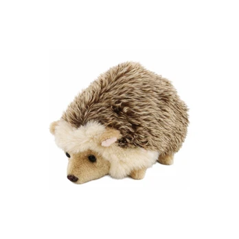 Lean Toys Plush Toy Cuddly Soft Brown Hedgehog 16cm