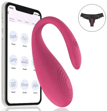 Programėle valdomas vibratorius Lush, rožinis