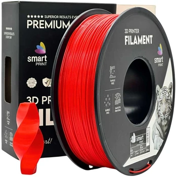 3D Plastikas - Filamentas PLA+ raudonas | 1.75 mm, 1kg | SPrint