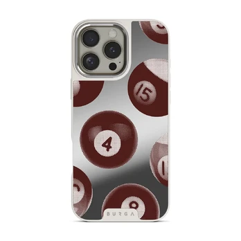 Cue - iPhone 16 Pro Max Case, Elite Mirror Light (MagSafe) / Silver