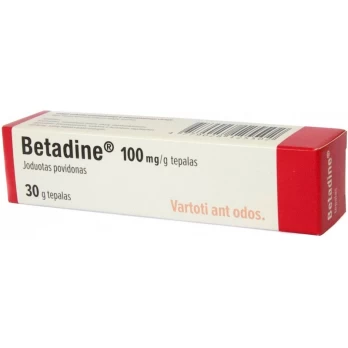 BETADINE 100 mg/g tepalas 30 g