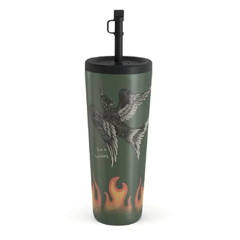 Fire Is Catching - Travel Mug, 700 ml / Straw