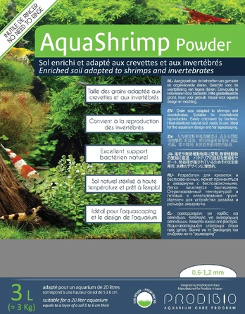 PRODIBIO AquaShrimp milteliai akvariumui, 3 l
