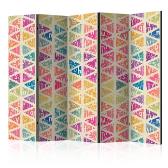 Artgeist Pertvara - Letters nad Triangles II [Room Dividers] 225x172