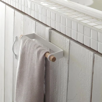 Yamazaki home Tosca virtuvinis rankšluosčių laikiklis, baltas