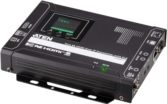 Aten True 4K HDMI over IP Transmitter with PoE, USB