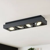 Lubinis prožektorius "Ronka", 65 cm, 4 degiklių, pilkas, metalinis, GU10