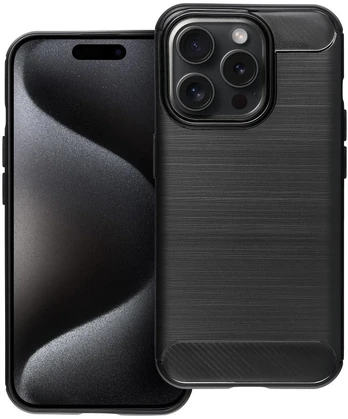 Dėklas Oem Case for iPhone 17 Carbon 2.0 juodas