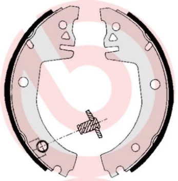 Stabdžių trinkelių komplektas BREMBO S 85 512