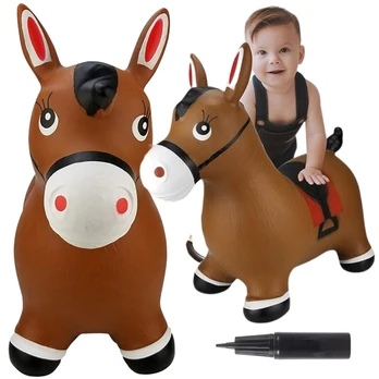 Guminis megztinis arkliui + pompa WOOPIE