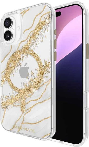 Case-Mate Karat MagSafe – dėklas, skirtas iPhone 16 Plus (granitas)