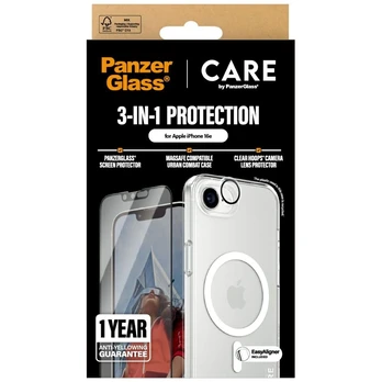 Panzer Glass PanzerGlass CARE Flagship 3-in-1 Bundle iPhone SE (2025)