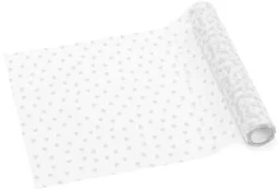 Party Deco Bordløber med hjerter, hvid