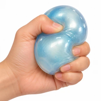 Antistresinis matinis žaislas „Coconut Oil Squishy“ – Mėlynas