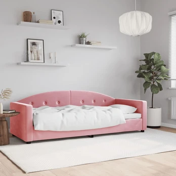 Sofa, rožinės spalvos, 80x200cm, aksomas