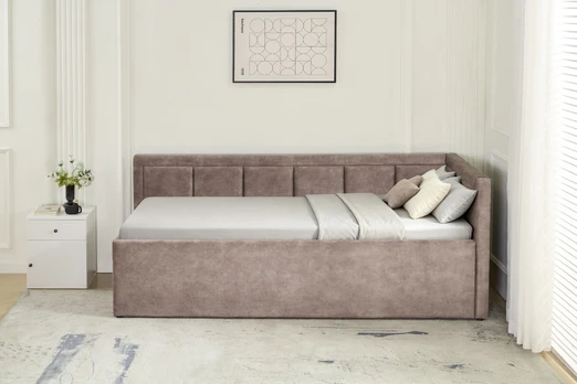 Lova POPPY + čiužinys NOVA SLEEP BASIC (90x200)