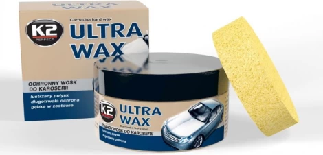 Vaškas K2 ULTRA WAX, su kempine, 250 g.