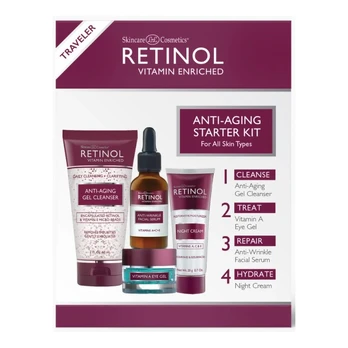 Veido priežiūros priemonių rinkinys Retinol Anti-Aging Starter Kit RET46425000