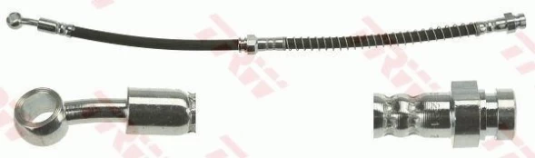 TRW PHD1079 Brake hose kaina